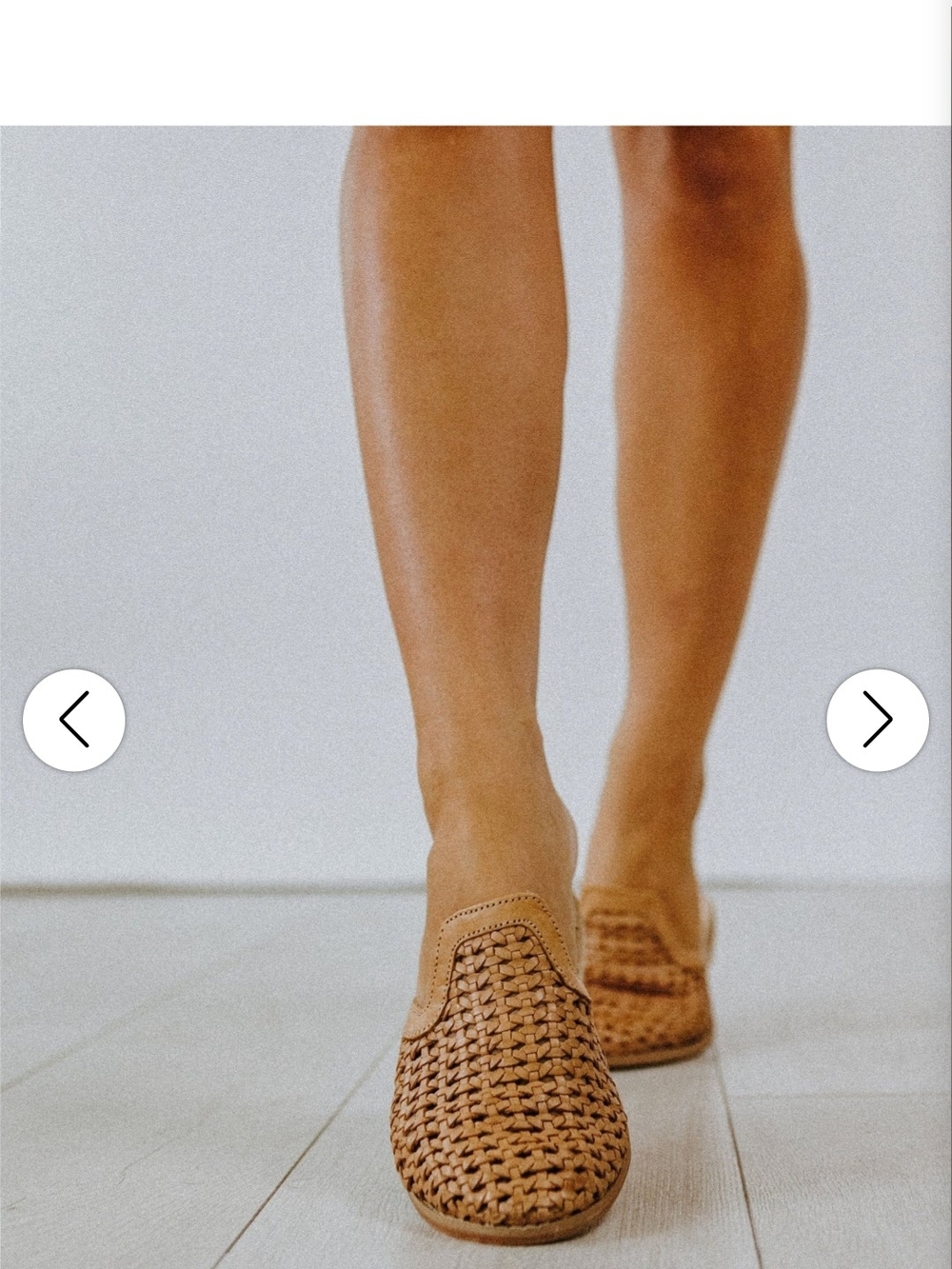 Harmonica Trini Slip On Mule Tan